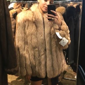 Fox fur jacket